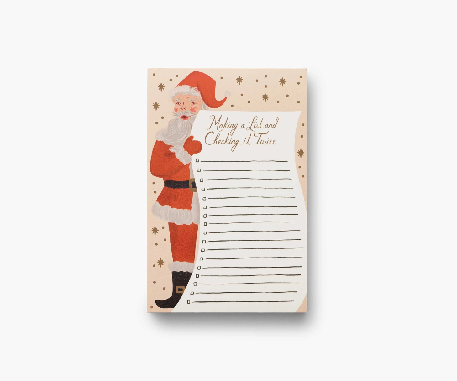Rifle Paper Notepad Santa's List